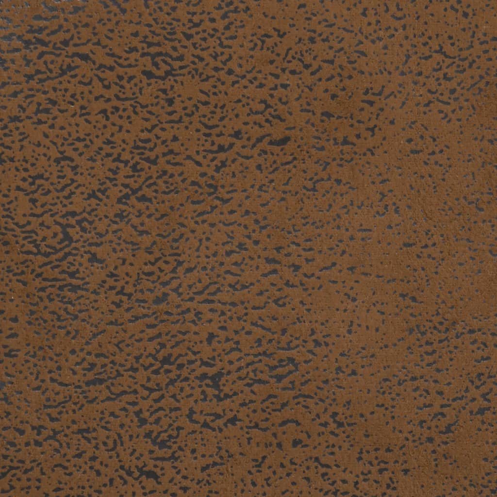 bænk med ryglæn 120x62x75,5 cm imiteret ruskind brun