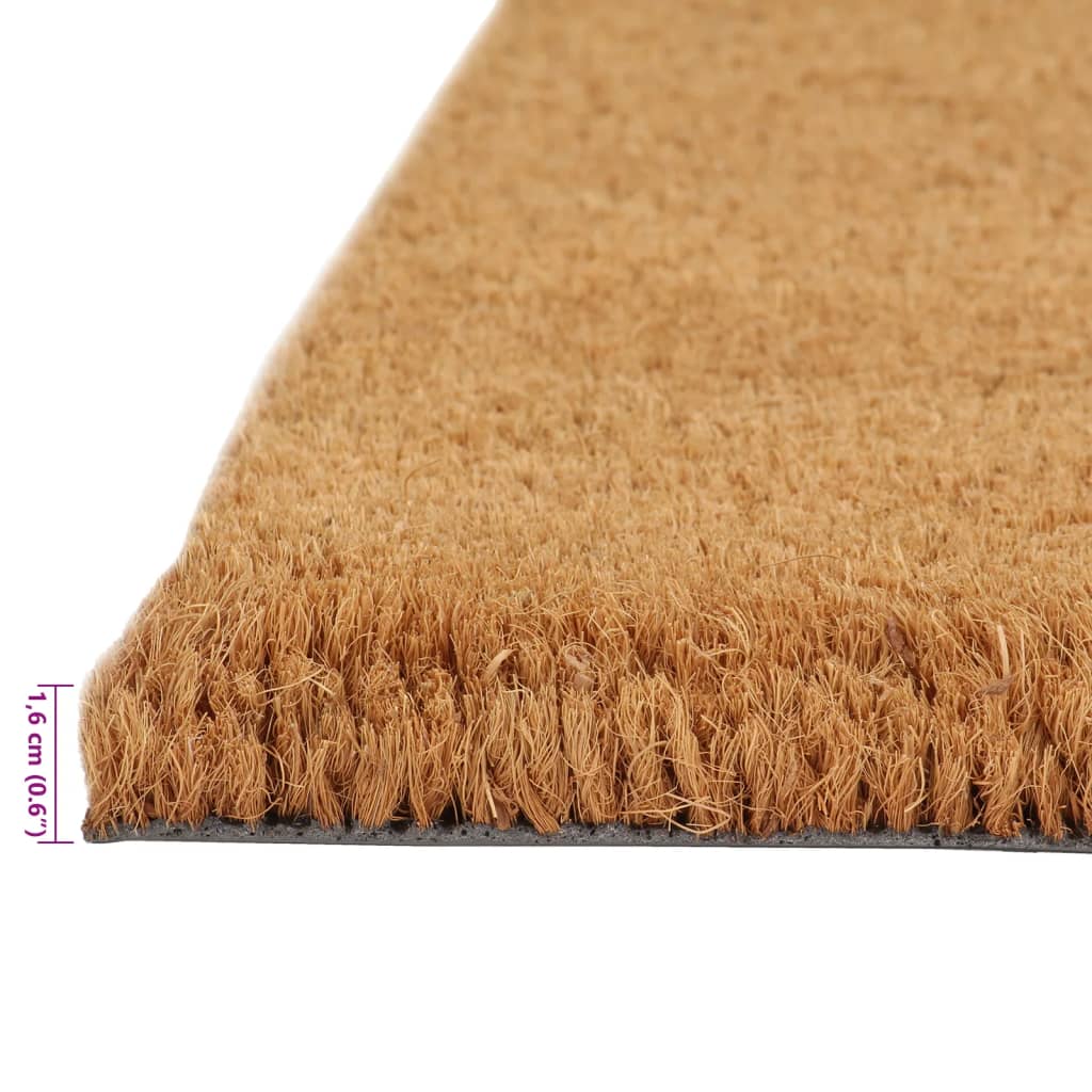 dørmåtte 50x80 cm tuftet coir naturfarvet
