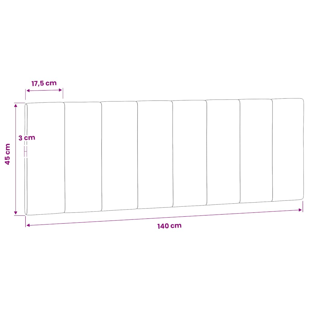 gavlpude Hanko 140 cm velour pink