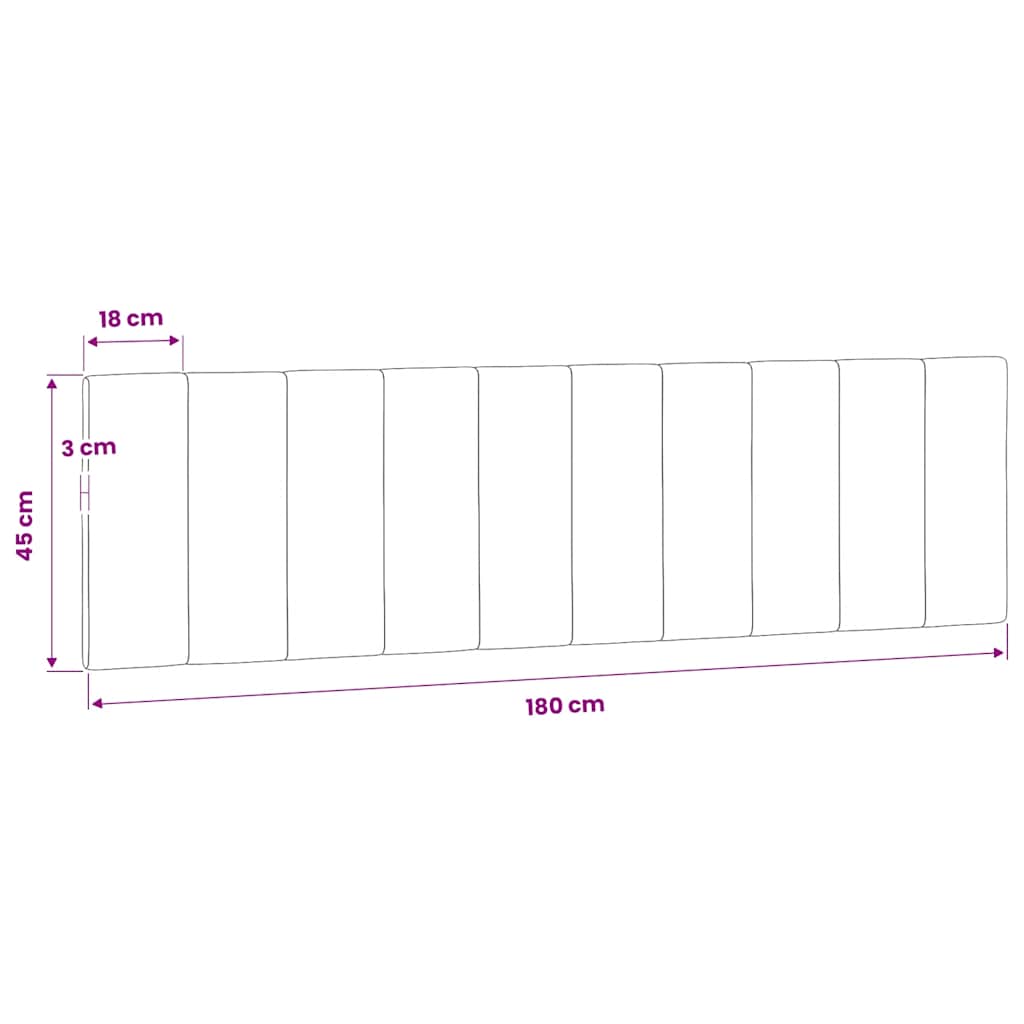 gavlpude Hanko 180 cm velour sort