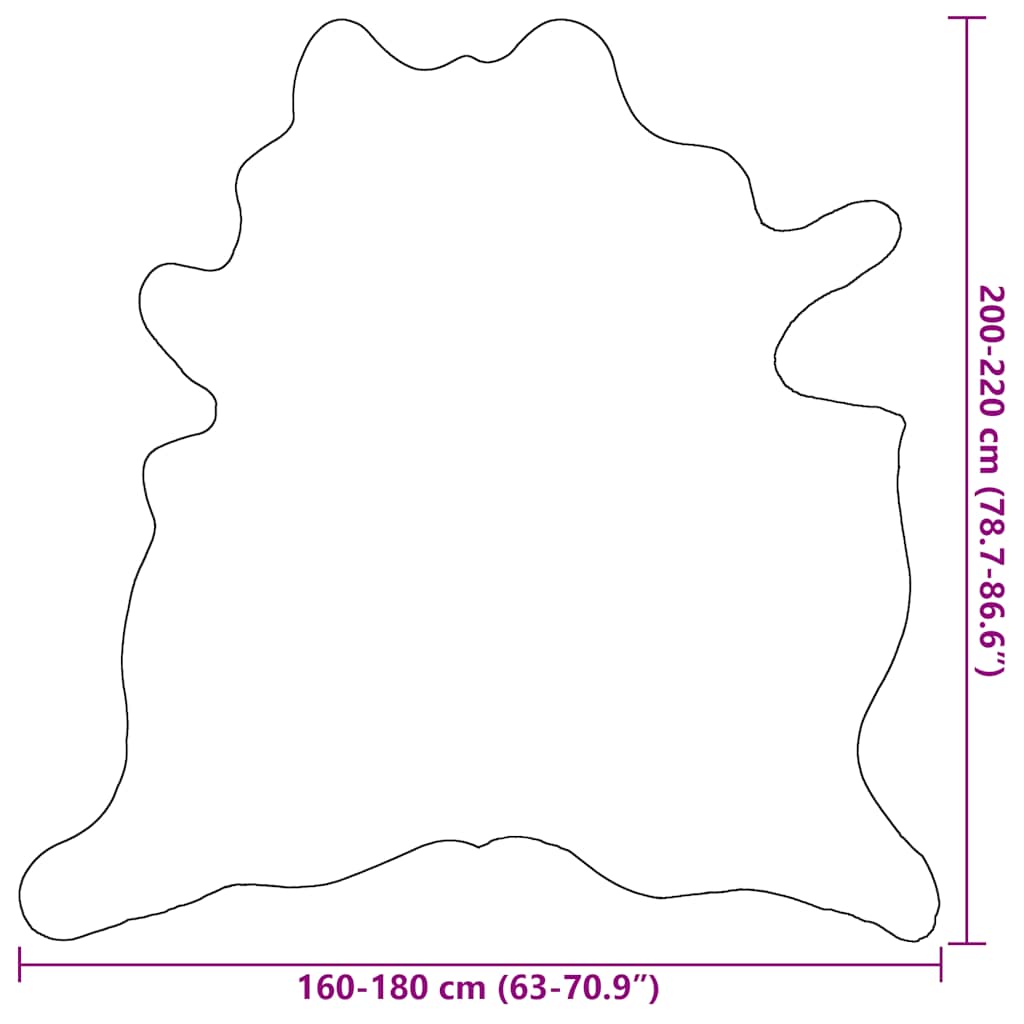 koskind 180x220 cm sort og hvid