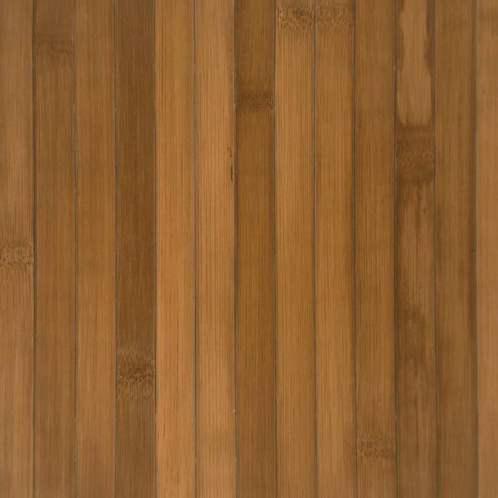 gulvtæppe 60x500 cm rektangulær bambus brun