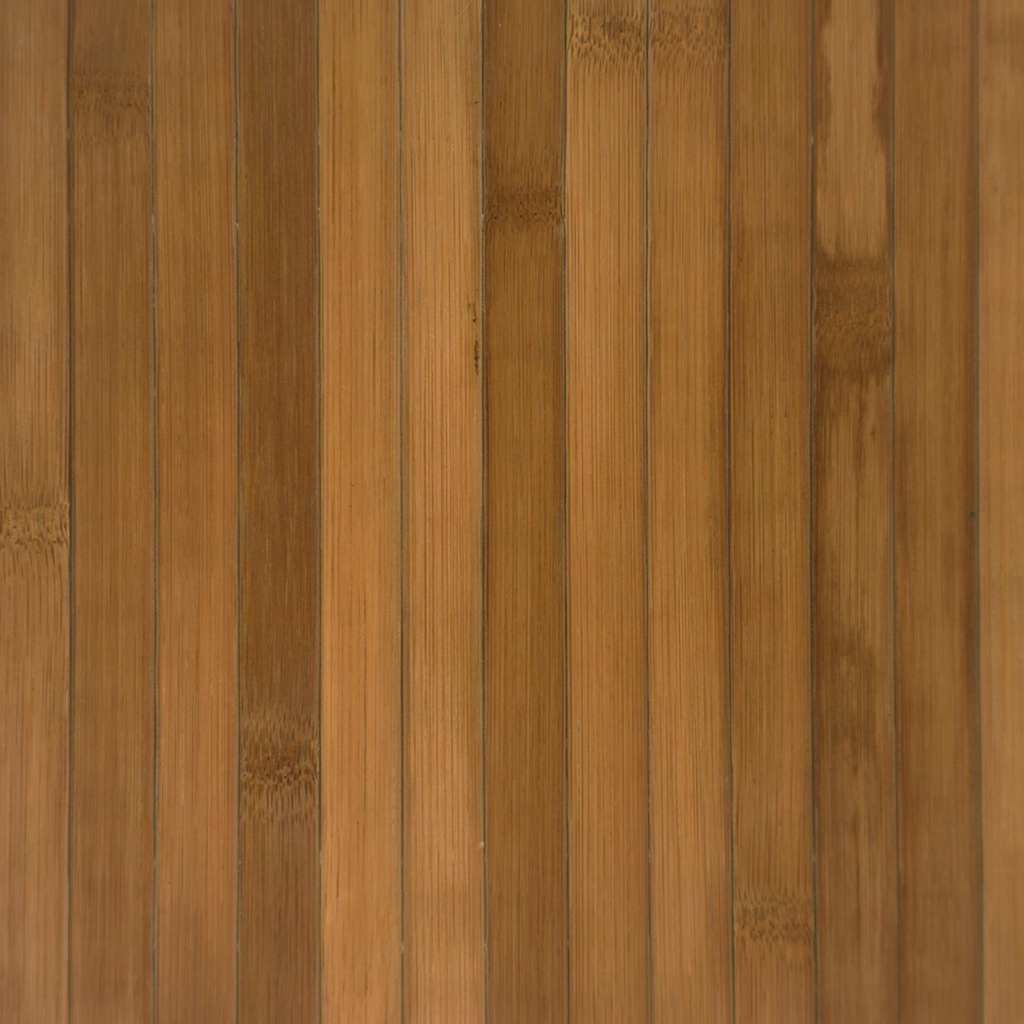 gulvtæppe 80x200 cm rektangulær bambus brun