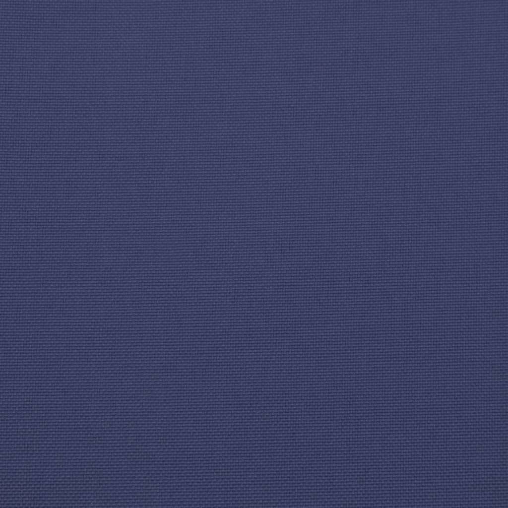 hynder til havebænk 2 stk. 120x50x7 cm oxfordstof marineblå