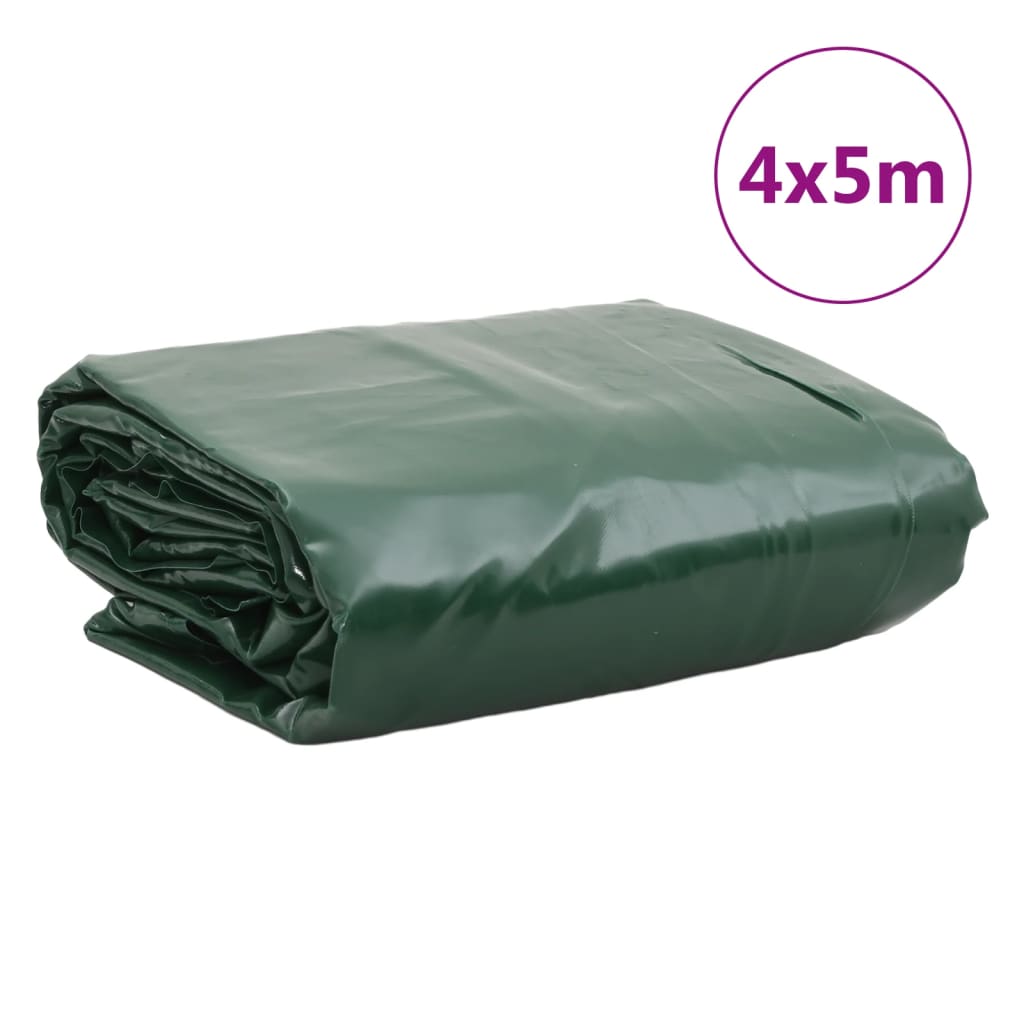 presenning 4x5 m 650 g/m² grøn