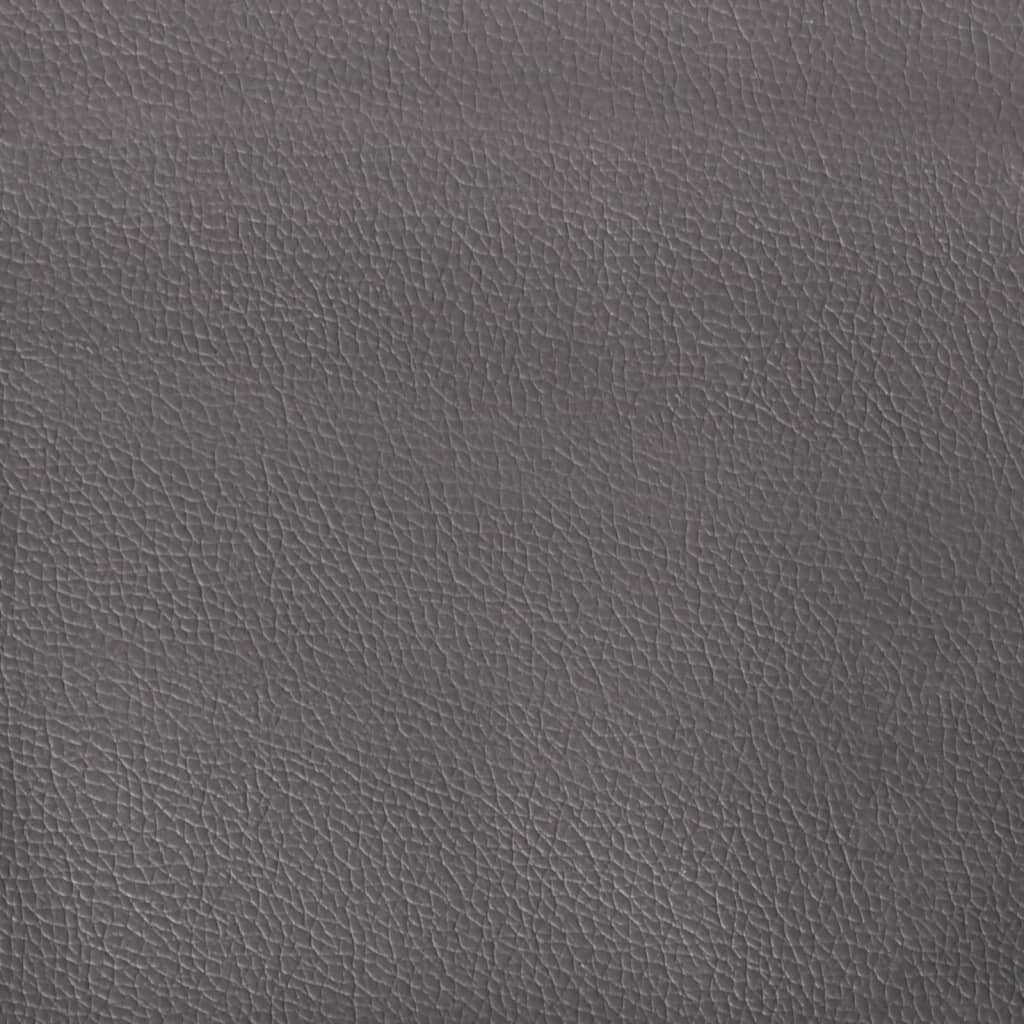 fodskammel 77x55x31 cm kunstlæder grå