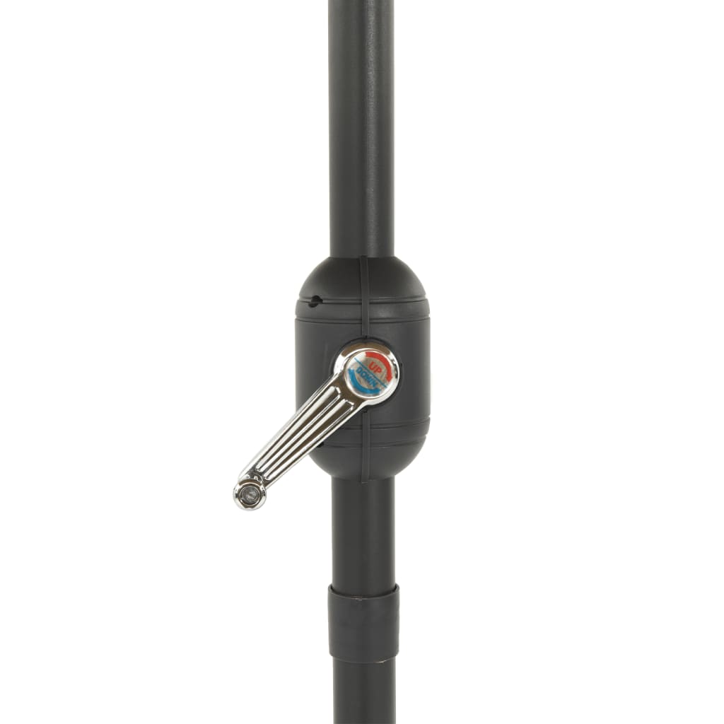 haveparasol med LED-lys og stålstang 248x248x248 cm brun