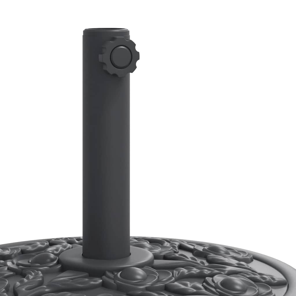parasolfod med hjul til Ø38/48 mm stænger 27 kg rund
