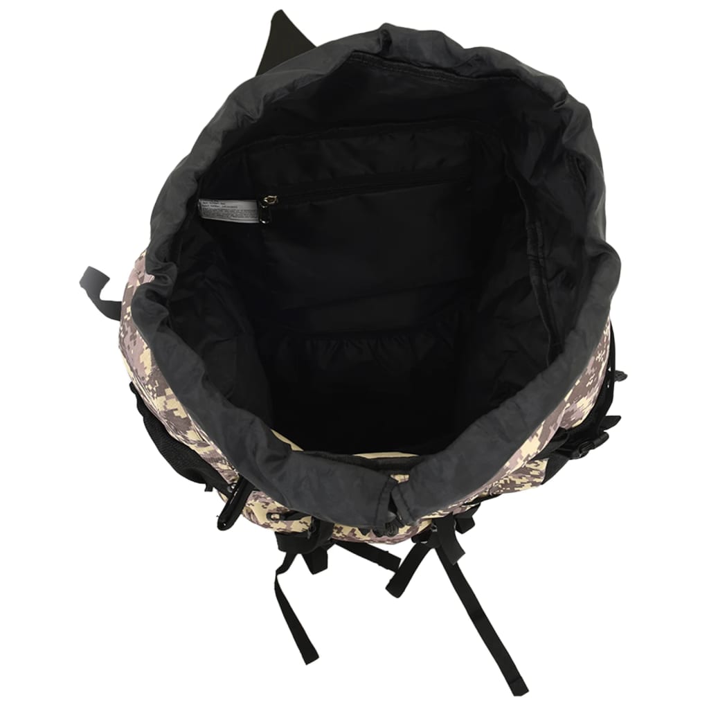 vandretaske 80 l camouflage oxfordstof brun