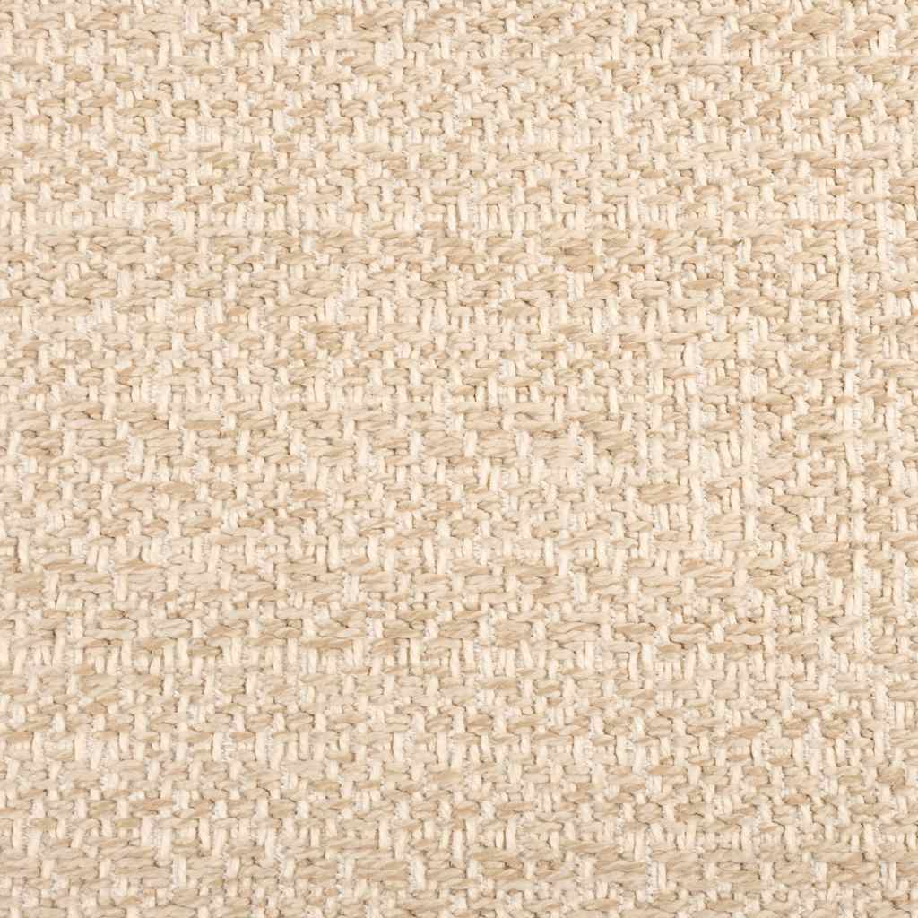 gulvtæppe ZIZUR beige 120x120cm jute-look indendørs og udendørs