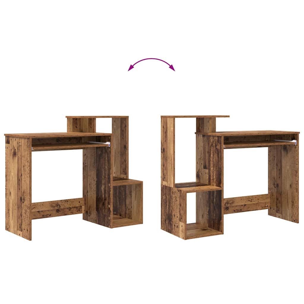 Bord med skuffe Gammelt træ 106 x 41 x 88,5 cm Konstrueret træ