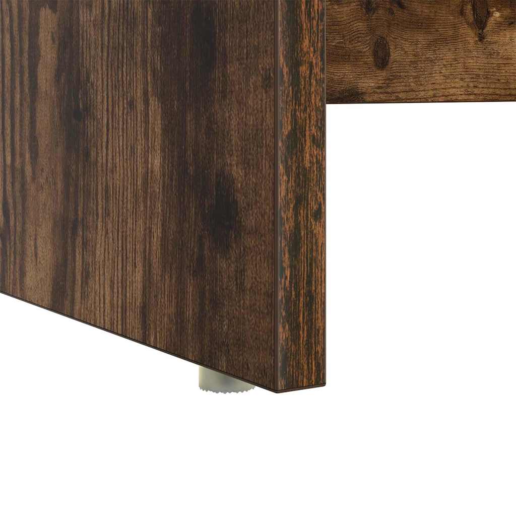 Bord med skuffe Røget eg 120,5 x 44 x 88,5 cm Konstrueret træ