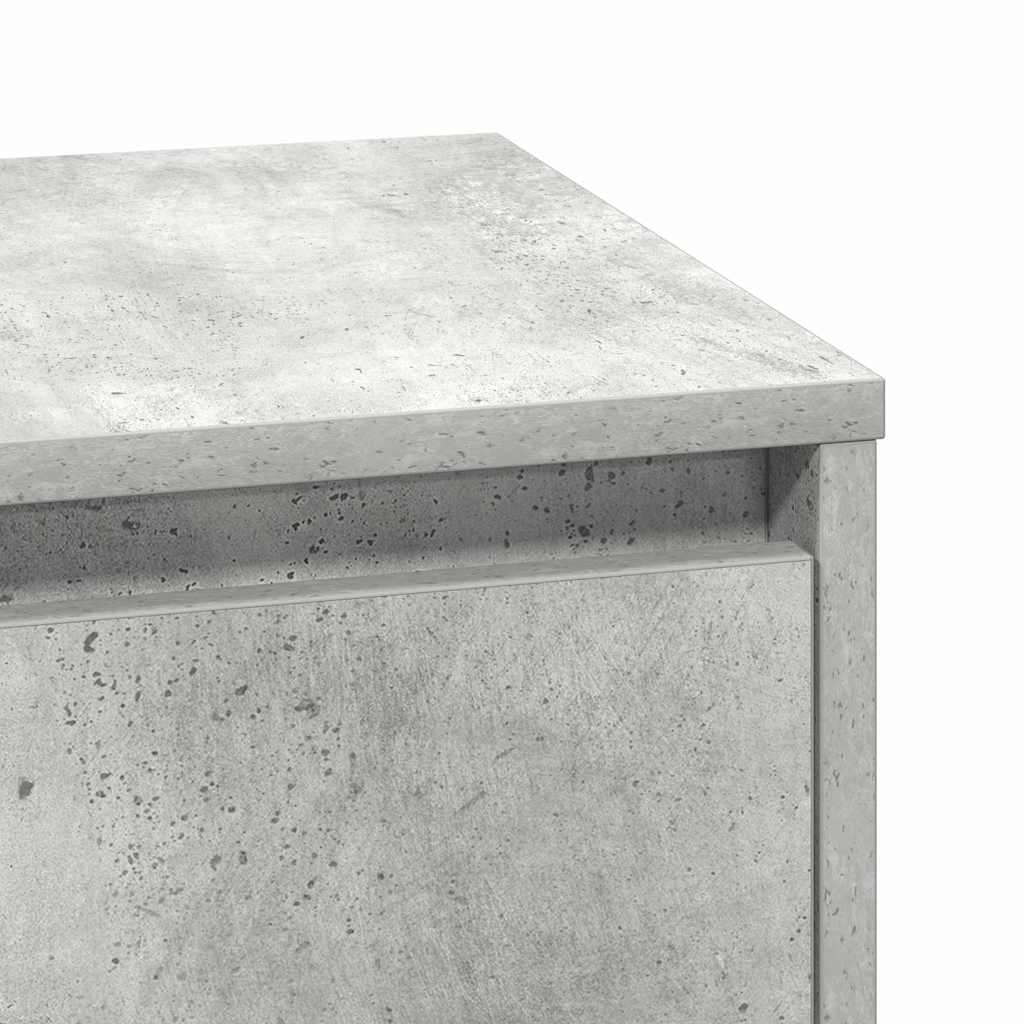 Natskab 2 stk. Beton Grå 39 x 34,5 x 50 cm Konstrueret træ