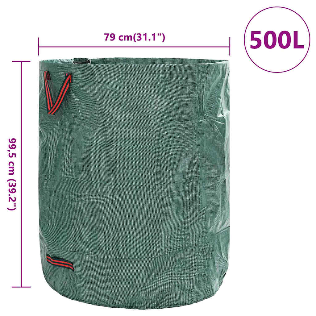 Havematerialeposer 4 pcs Grøn 79 x 79 x 99,5 cm Polypropylen