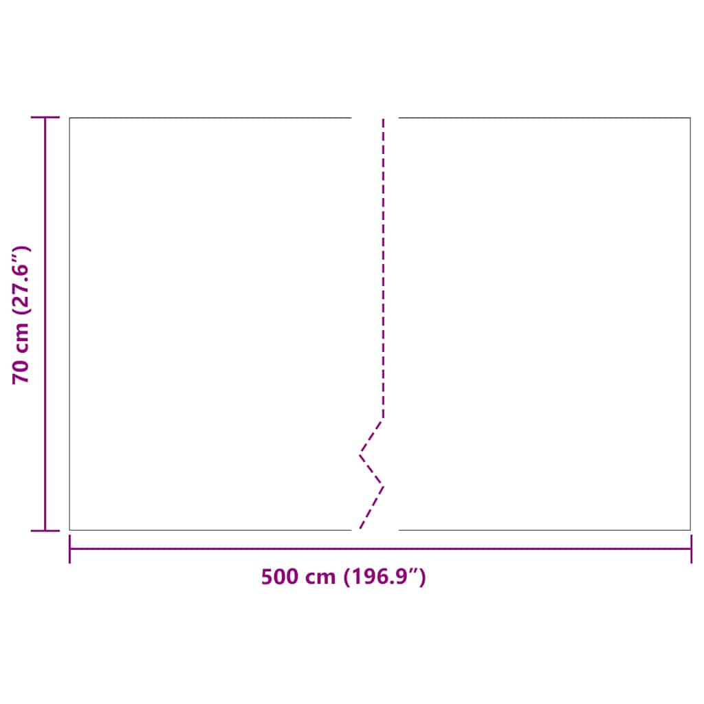 Rodspærre Sort 0,7 x 5 m Polyethylen