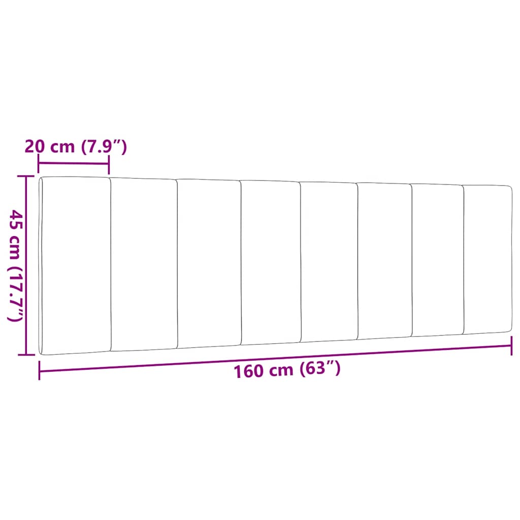 gavlpude Hanko 160 cm stof gråbrun