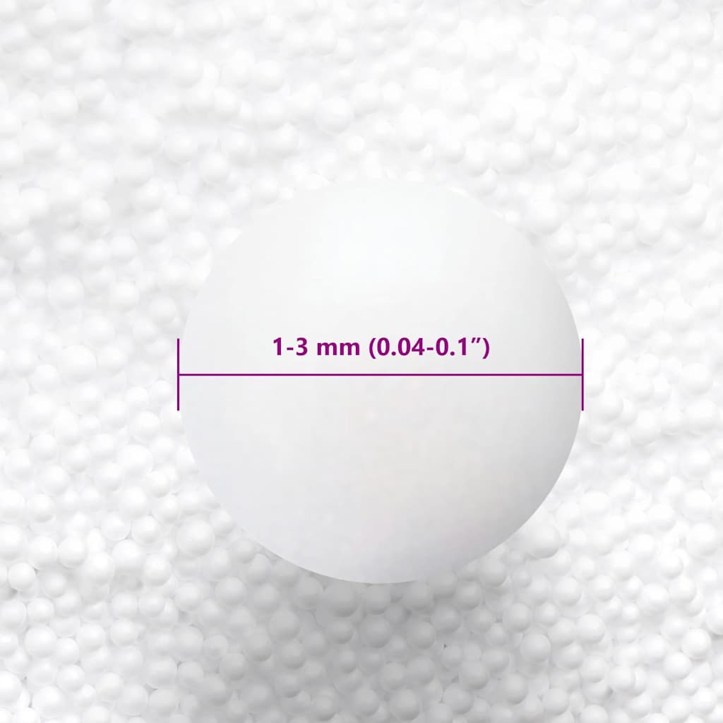 sækkestolsfyld EPS 50 L hvid 18 kg/m³