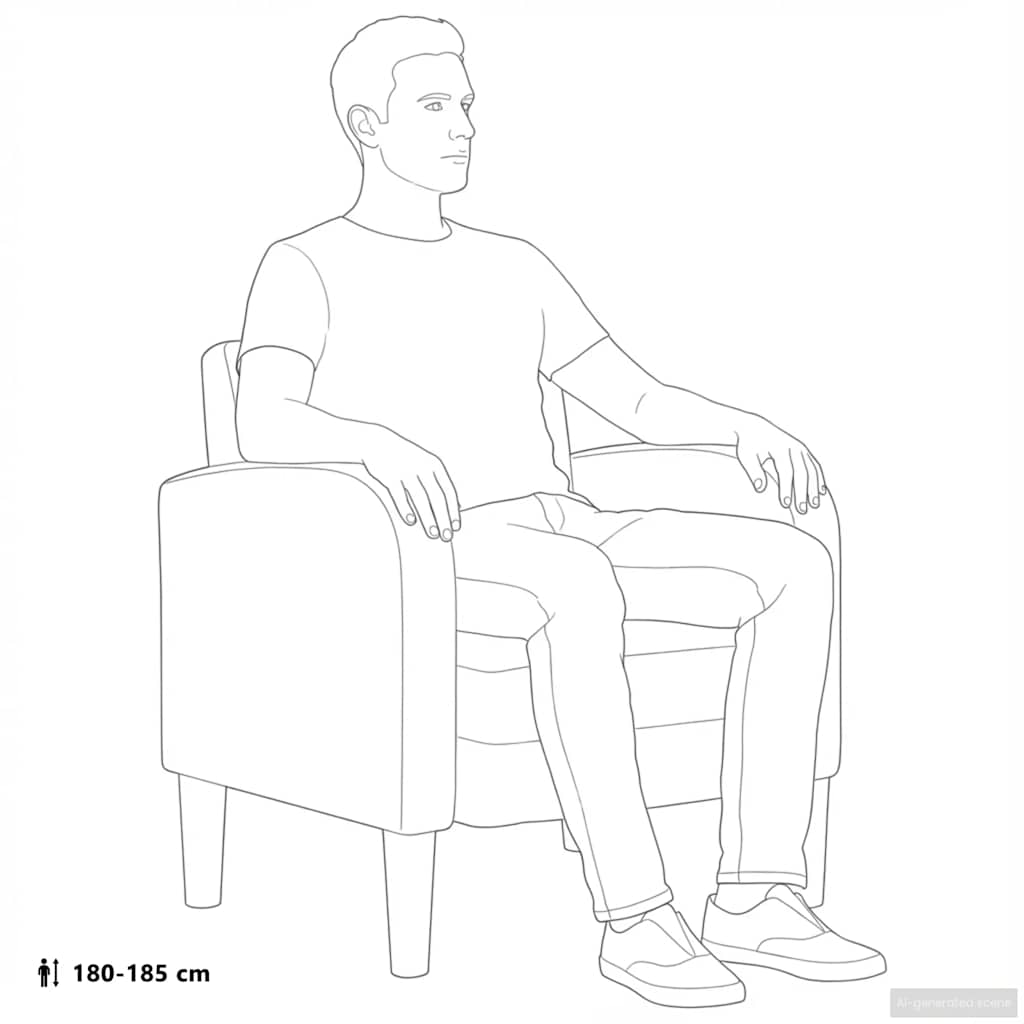 sofastol med armlæn 54 cm kunstlæder vinrød