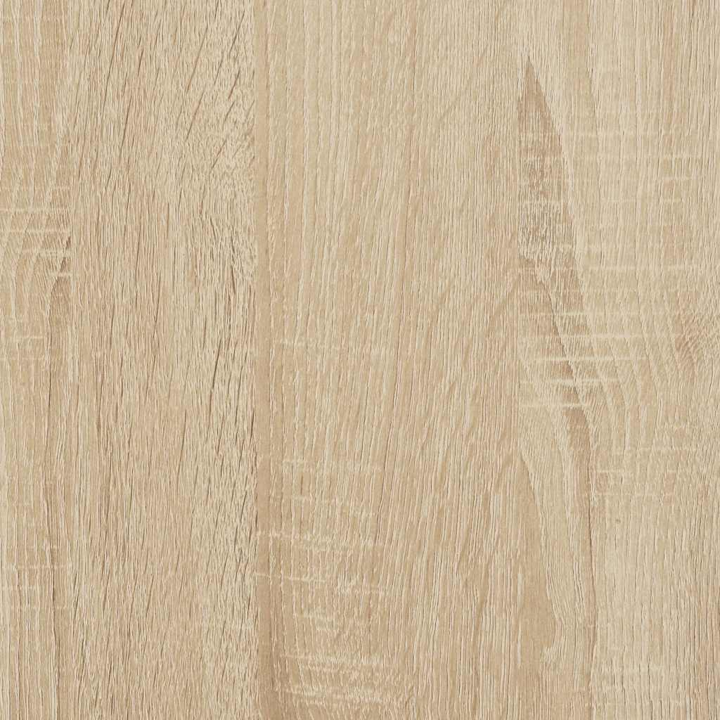 badeværelsesskab med rulleholder 20,5x22x72 cm sonoma-eg