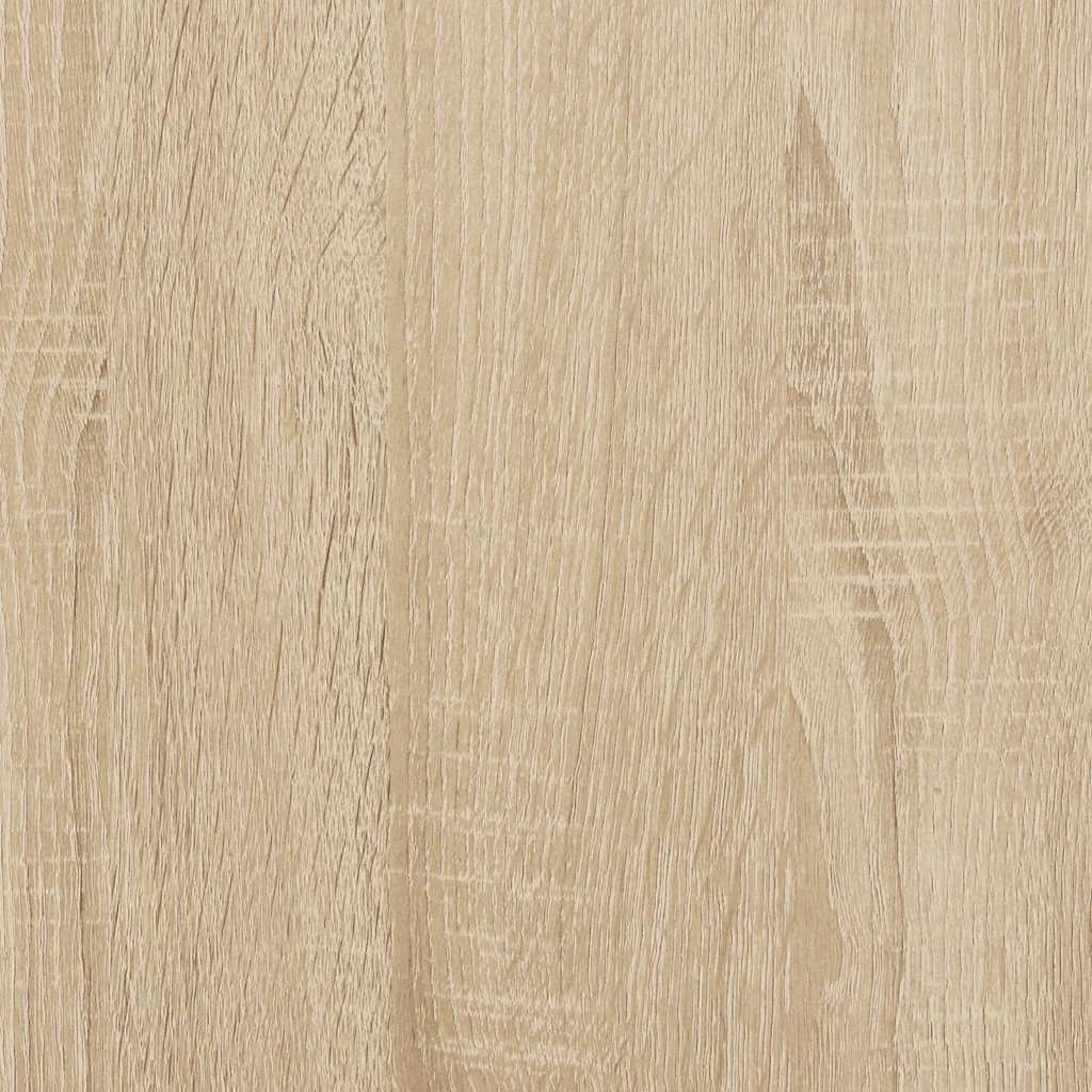 sengeborde 2 stk. med skuffe 40x34x50 cm sonoma-eg