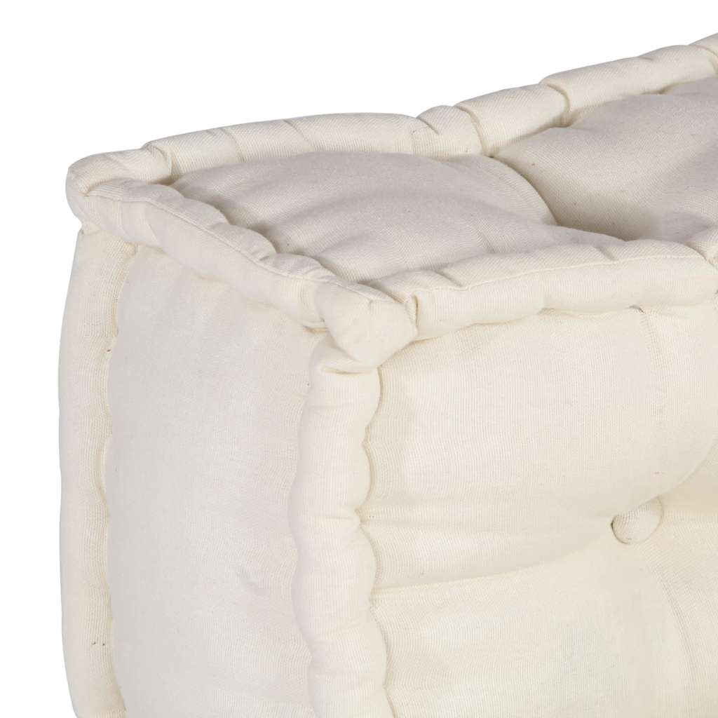 modulær sofaenhed stof 70x70x54 cremefarvet