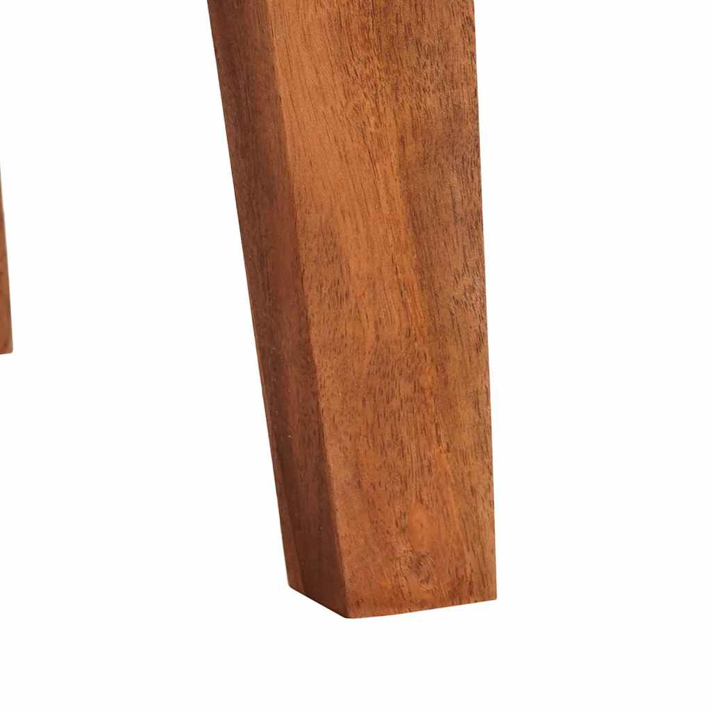 Endebord med skuffe Brun 40 x 32 x 46 cm Solid genbrugs træ