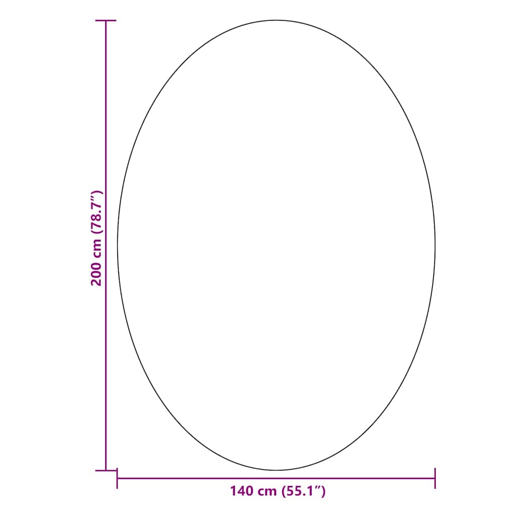 Tæppe HUARTE Sort 140 x 200 cm 100% polyester
