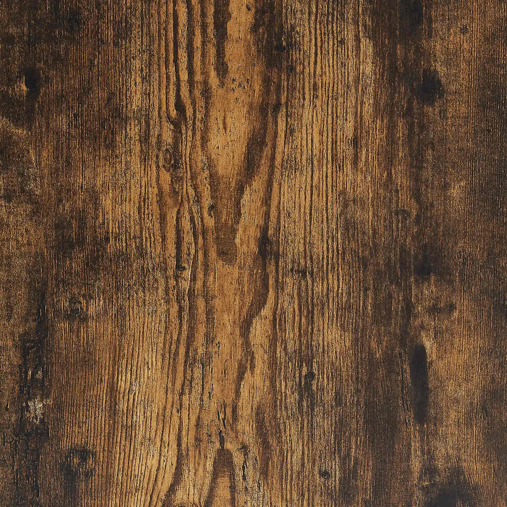 vaskemaskineskab 64x24x190 cm konstrueret træ røget eg