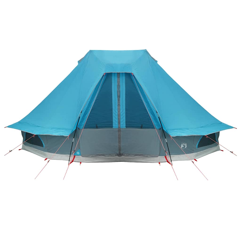 Tipi telt med tag med opbevaring Blå 466 x 310 x 240 cm taft