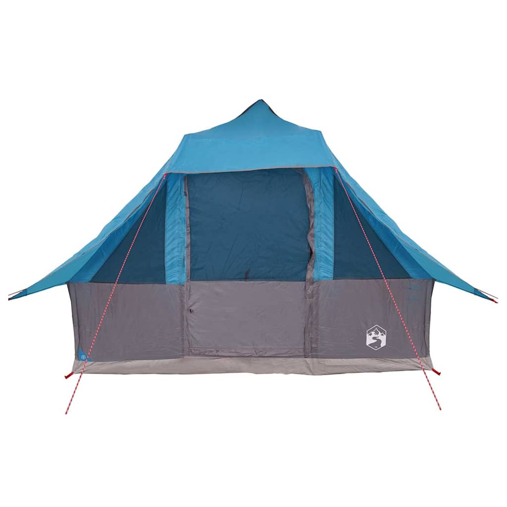 Tipi telt med tag med opbevaring Blå 358 x 296 x 258 cm taft