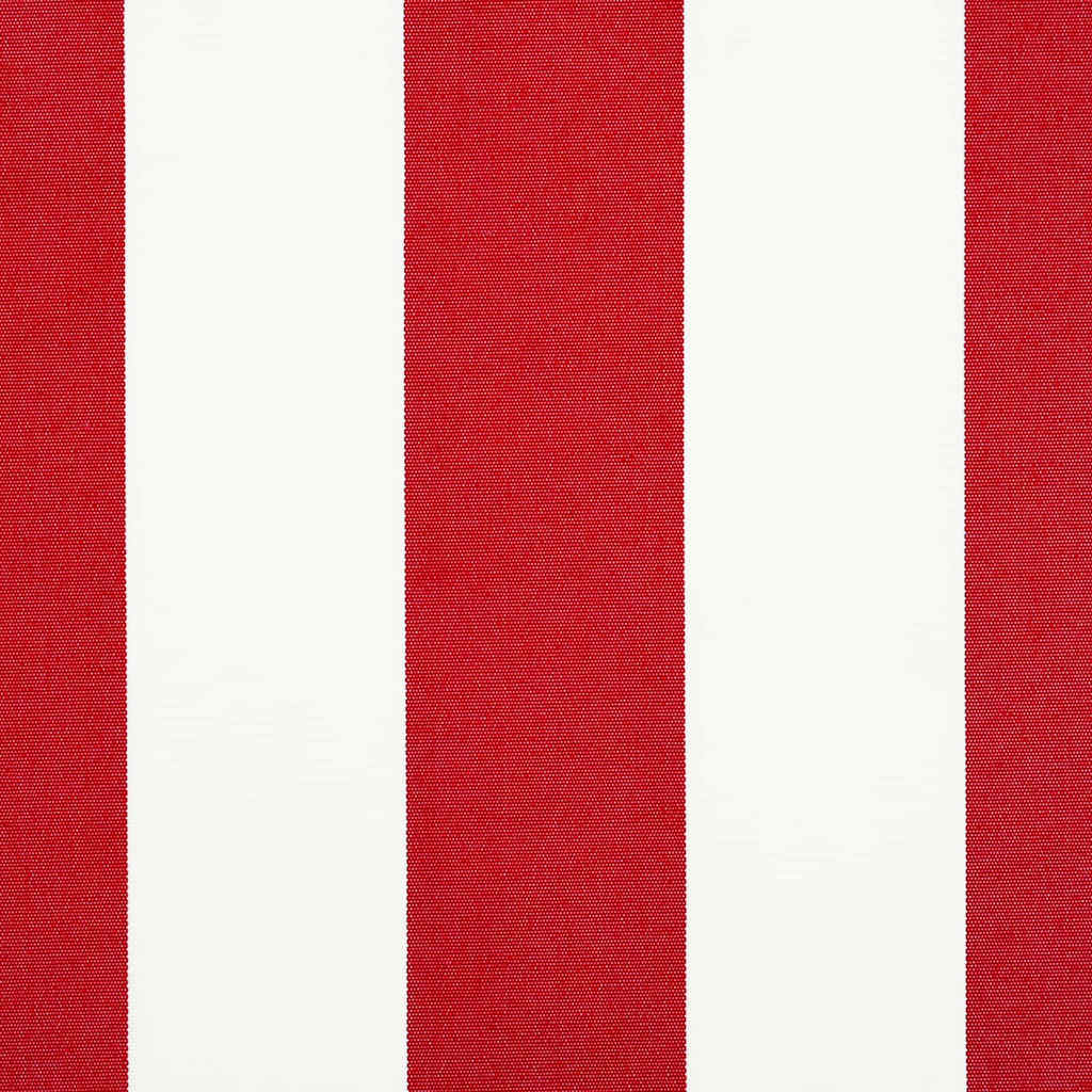 Udtrækkelig markise Rød og Hvid 350 x 250 cm Polyester og metal