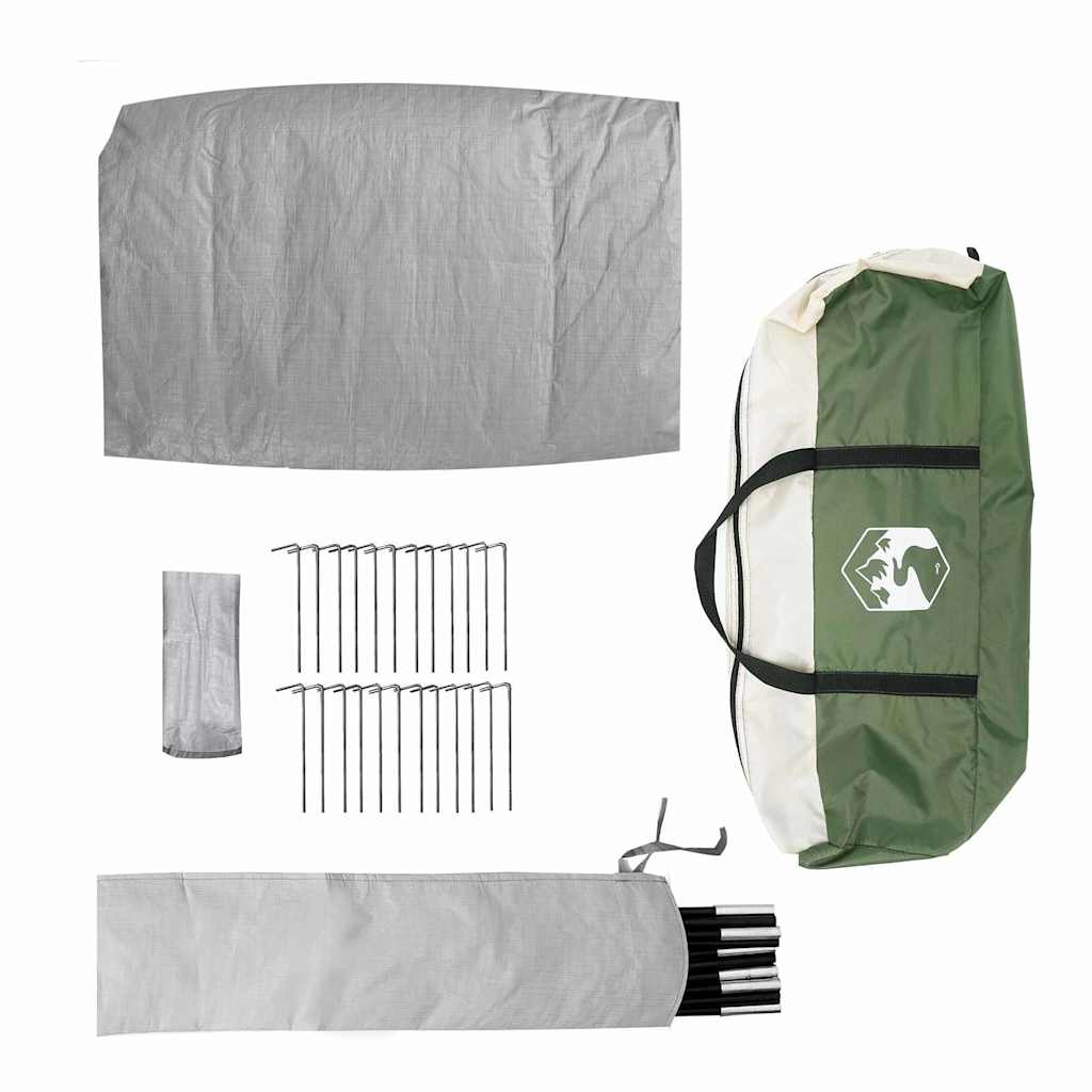 Teepee Telt til 5 Personer med tag Grøn 545 x 450 x 295 cm