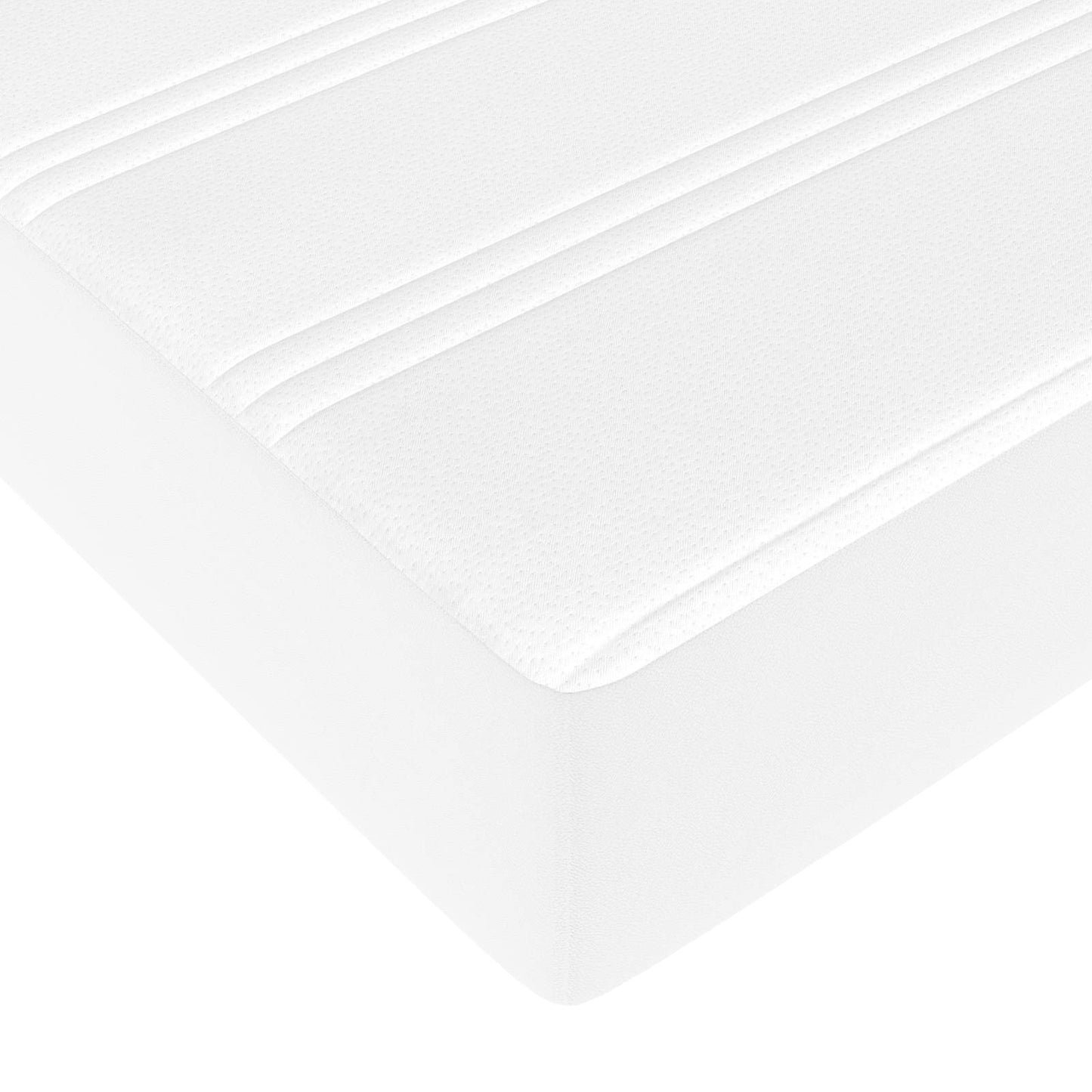 Sengeramme med madras Andet 2 stk. Hvid PVC