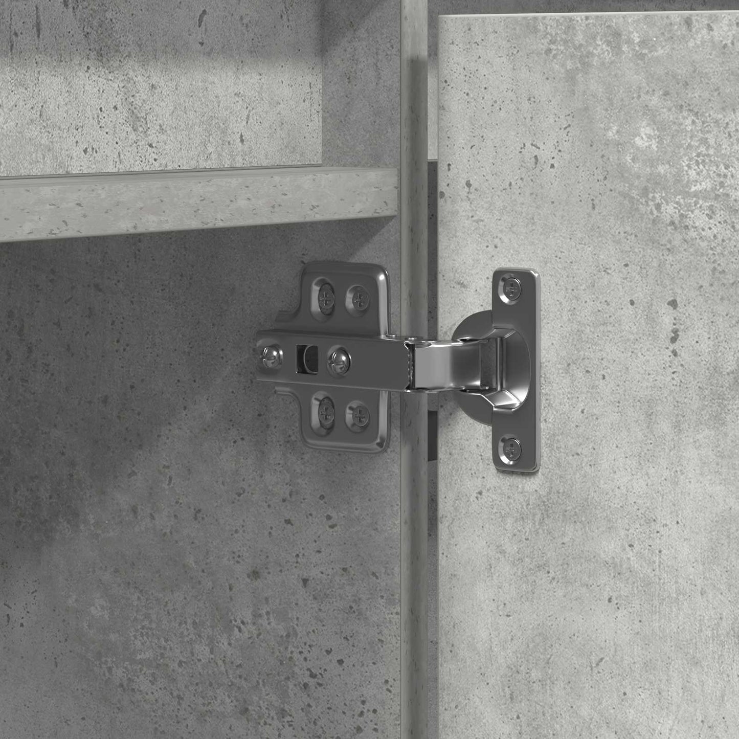 TV-skab Beton Grå 180 x 38 x 49 cm Konstrueret træ