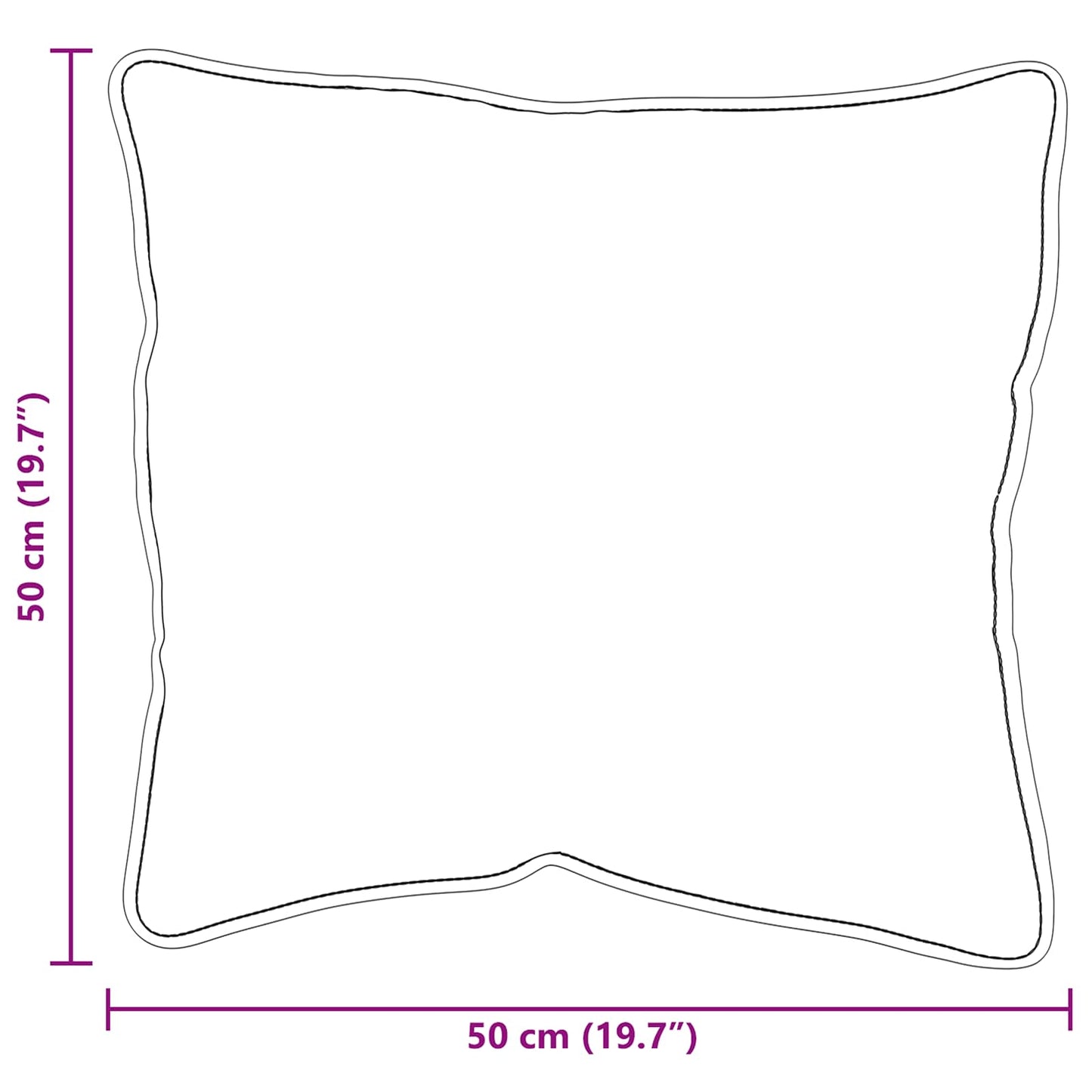 Dyne med pude 2 pcs Hvid Microfiber