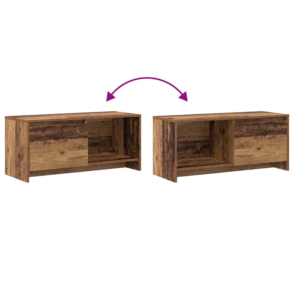 TV-møbelsæt Gammelt træ 90 x 35 x 40 cm Konstrueret træ