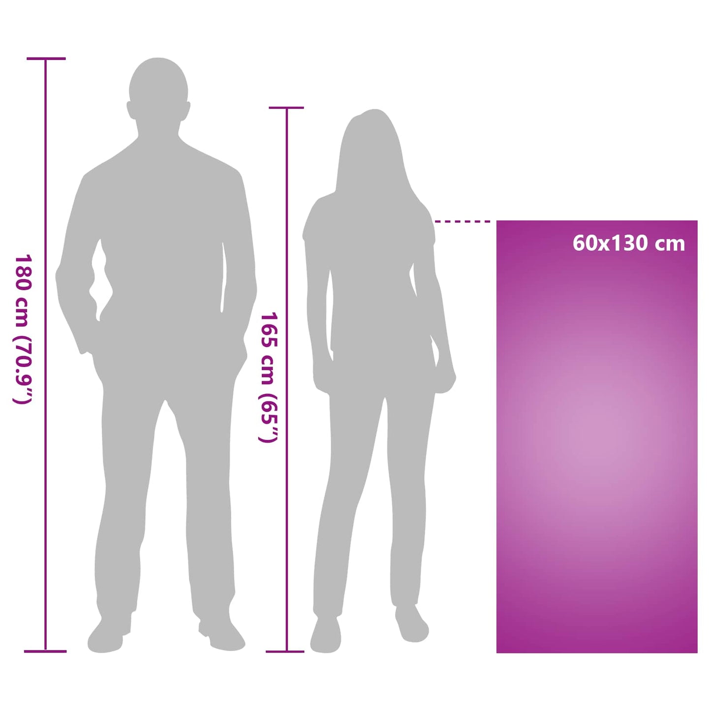 Udendørs stol håndklæder 2 pcs Blå 130 x 60 cm