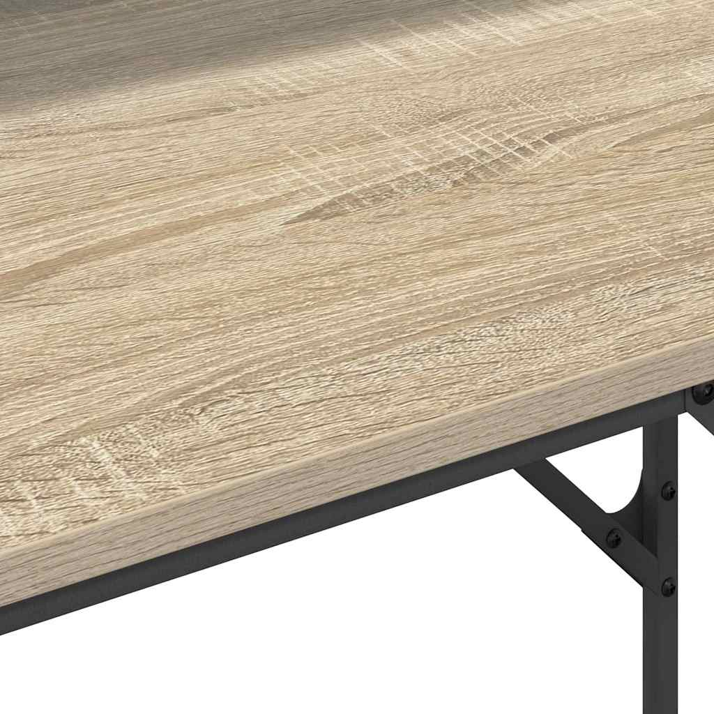 Bord med hylde Sonoma eg 100 x 50 x 86,5 cm Konstrueret træ