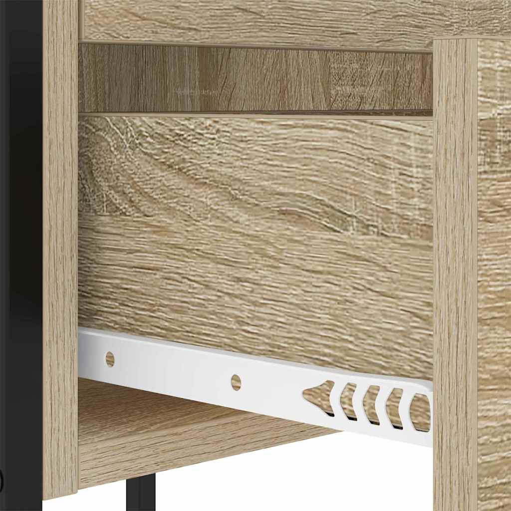 Natskab 2 pcs Sonoma eg 42 x 41 x 61 cm Konstrueret træ