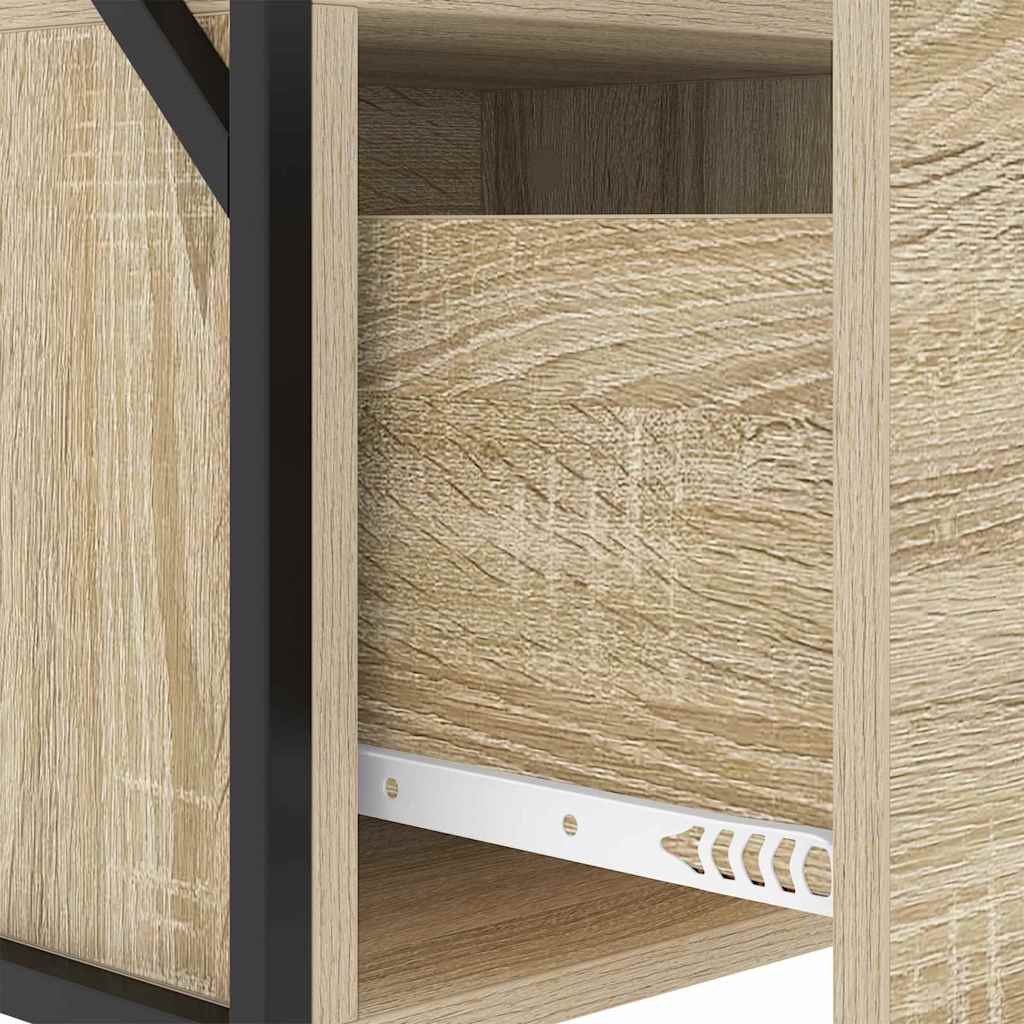 Natskab 2 pcs Sonoma eg 40 x 31 x 60 cm Konstrueret træ