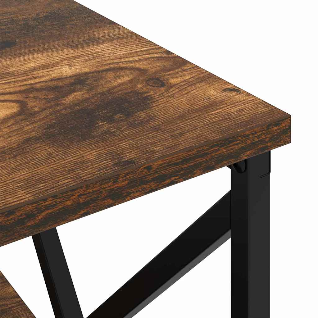 Natskab 2 pcs Røget eg 41,5 x 40,5 x 55 cm Konstrueret træ