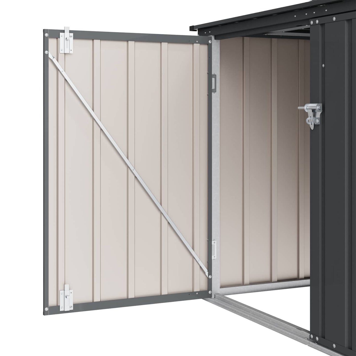 Have Opbevaringskasse Sort 151,5 x 82 x 110,5 cm Stål
