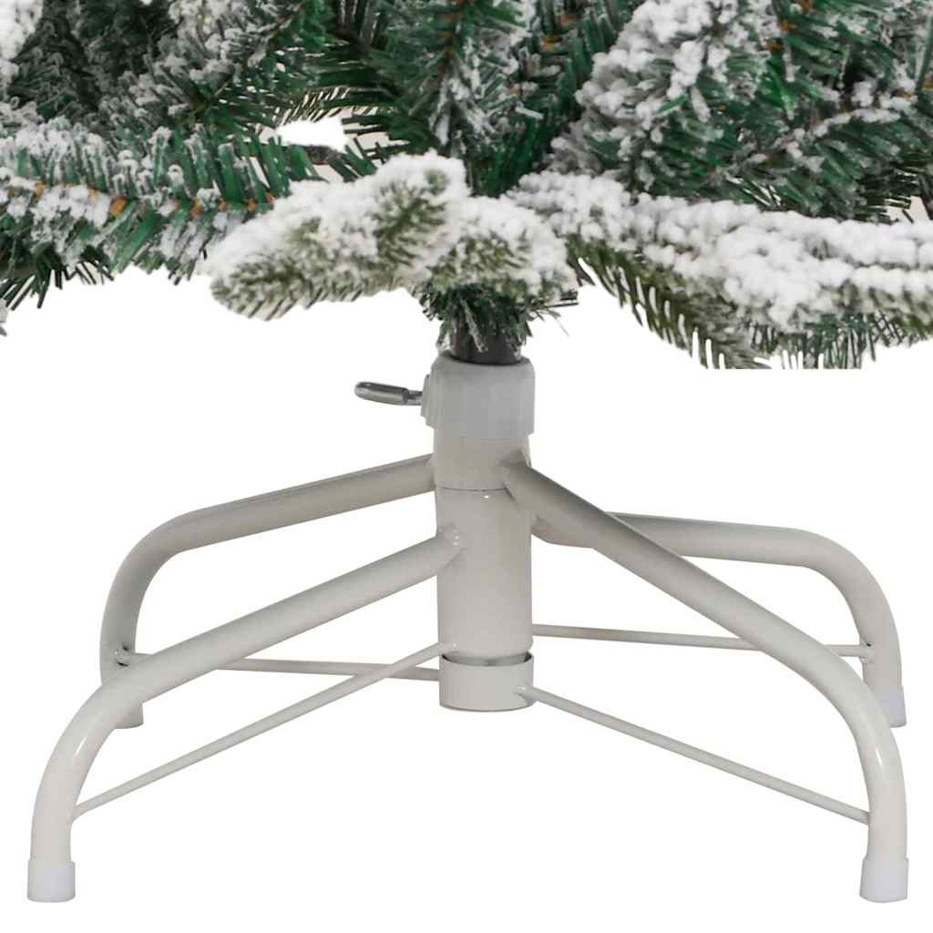 Kunstigt Hinged Juletræ Hvid 150 cm PE og PVC