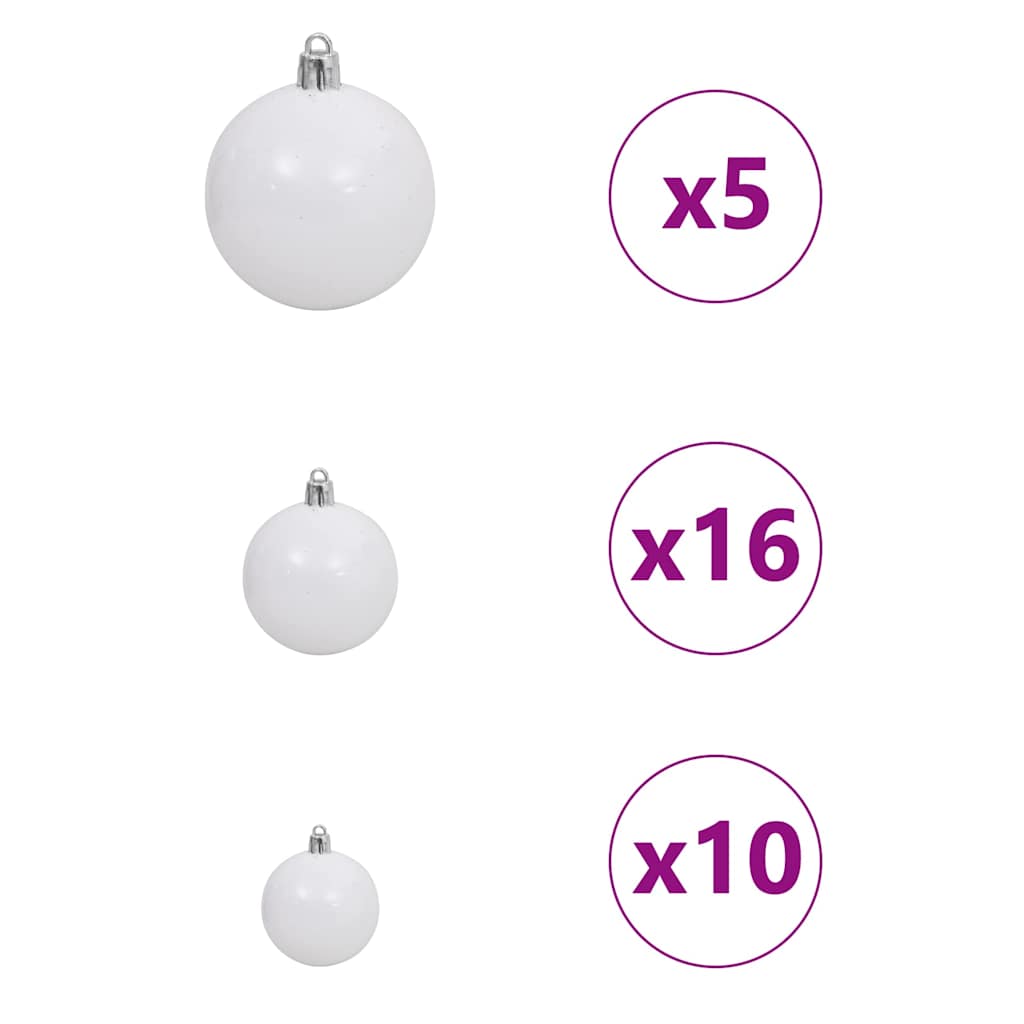 Kunstigt juletræ med stativ Grøn 210 cm PVC og plastik og stål