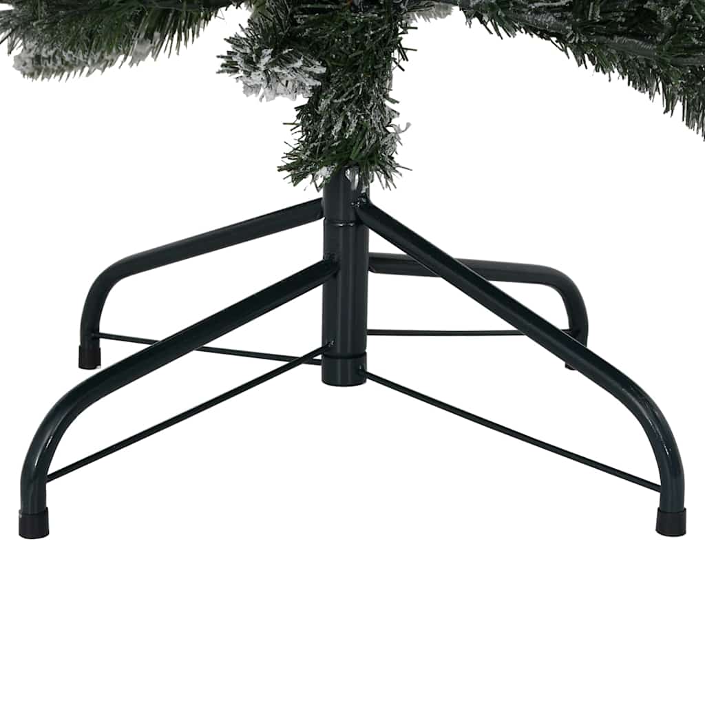 Kunstigt juletræ Hvid 150 cm PVC og Plast og Stål og PE