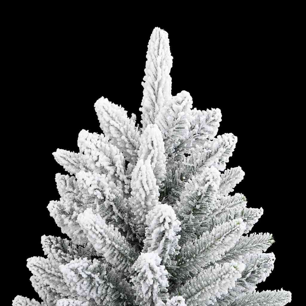 Kunstigt juletræ Hvid 150 cm PVC og Plast og Stål og PE