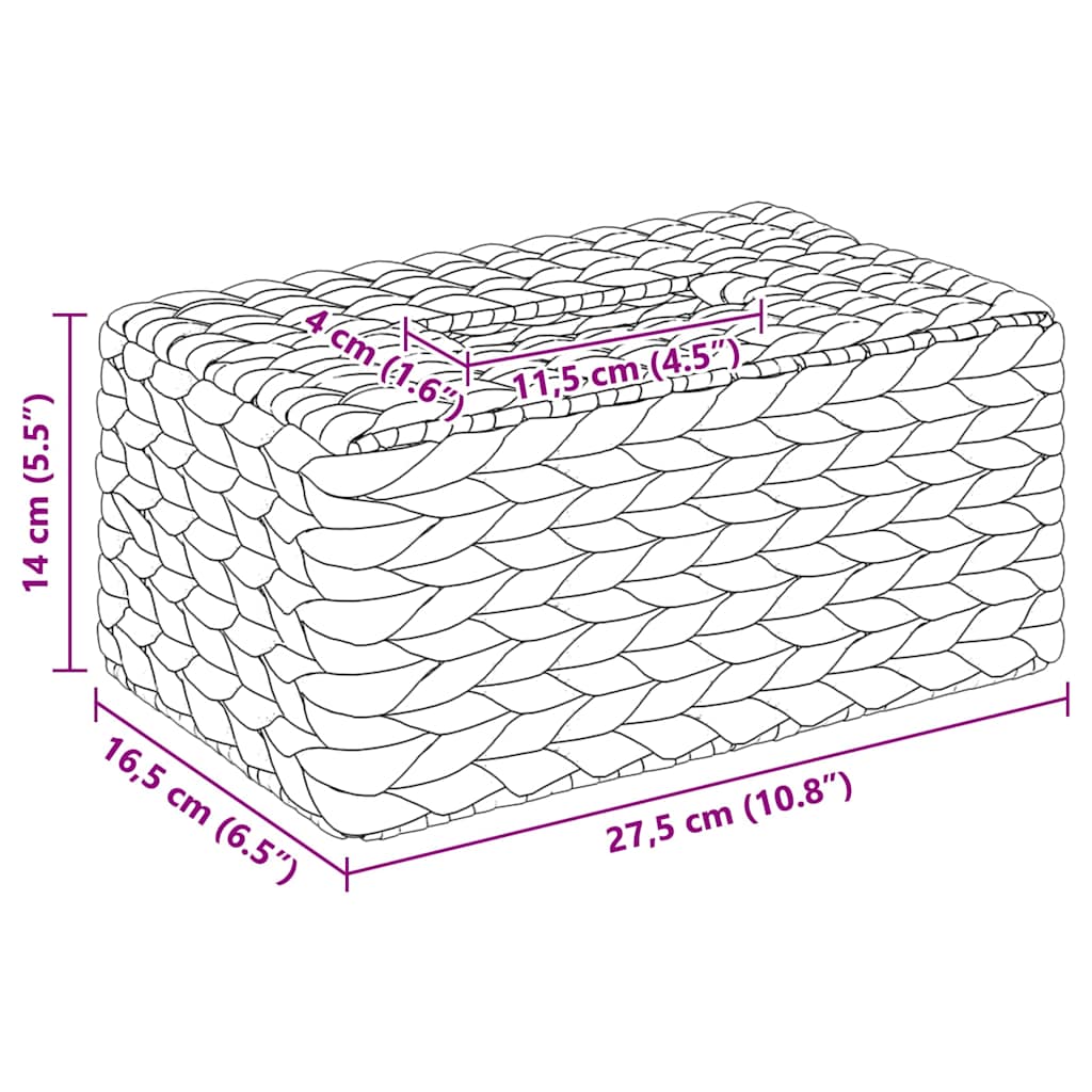 Tissue Box Covers 2 pcs Vandhyacint 27.5 x 16.5 x 14 cm