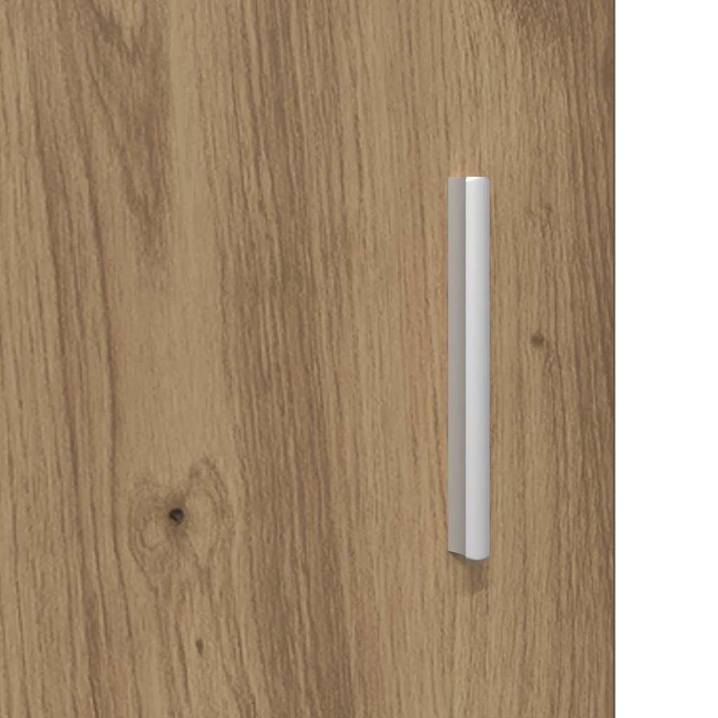 Highboard Artisan Egetræ 80 x 42,5 x 185 cm Konstrueret træ