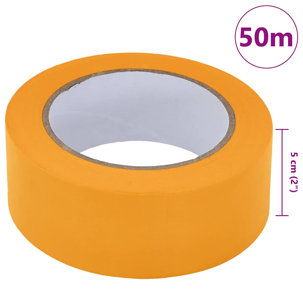 Maler Maskeringstape 24 pcs Gul 50 mm x 50 m Papir