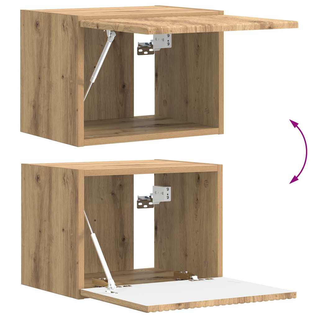 TV vægskab Artisan eg 39 x 31 x 29,5 cm Konstrueret træ
